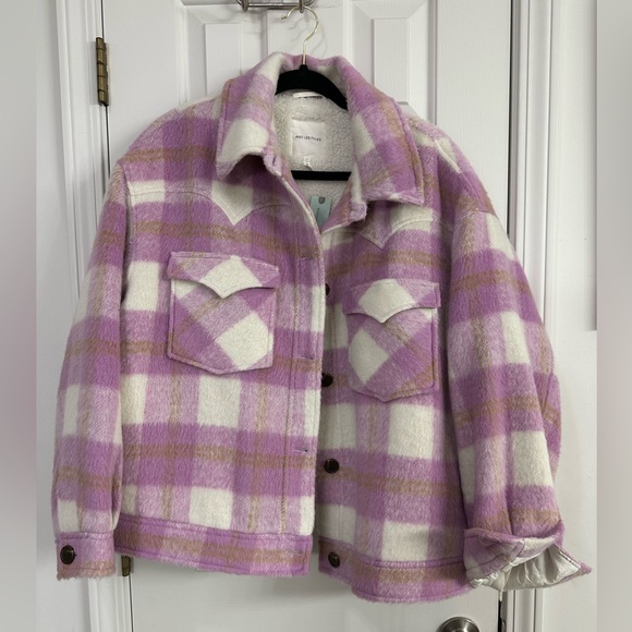 Avec Les Filles Jackets & Blazers - Anthropology  Avec Les filles Martha plaid shirt, jacket size 2X